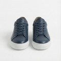 Sneaker in pelle pieno fiore Malliora - Blu scuro - MallioraMALPL193456BS0140