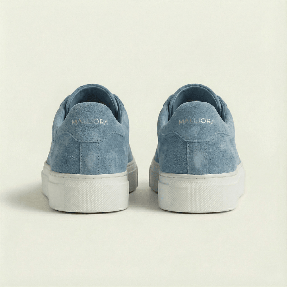 Sneaker Malliora in camoscio - Azzurro - MallioraMAL193456AZ0140