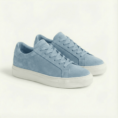 Sneaker Malliora in camoscio - Azzurro - MallioraMAL193456AZ0140