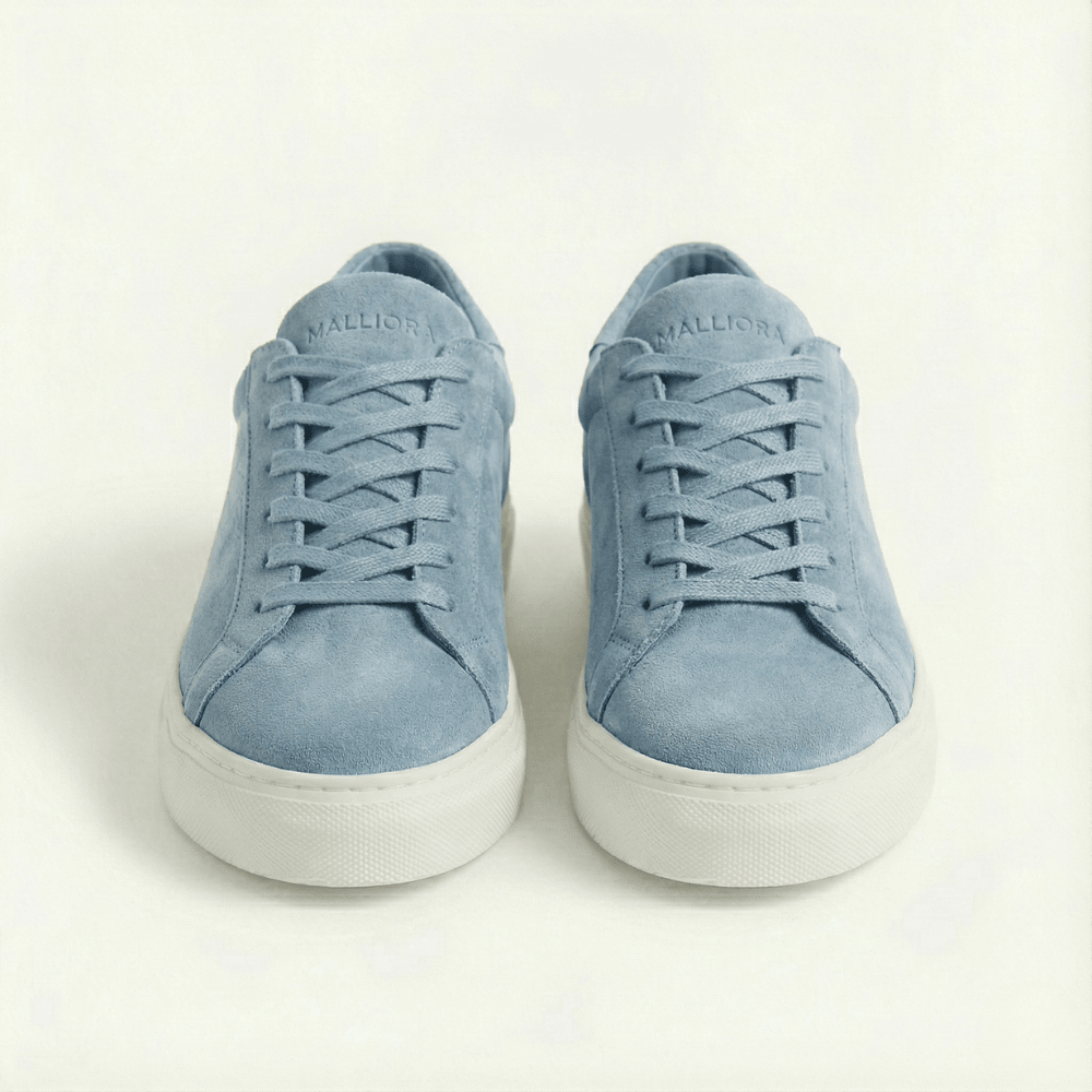 Sneaker Malliora in camoscio - Azzurro - MallioraMAL193456AZ0140