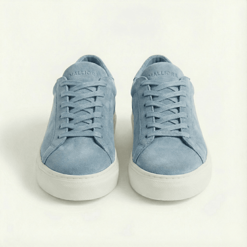 Sneaker Malliora in camoscio - Azzurro - MallioraMAL193456AZ0140