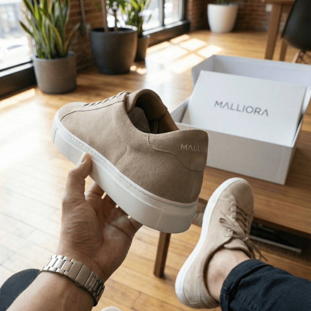 Sneaker Malliora in camoscio - Beige - MallioraMAL193456BG0140