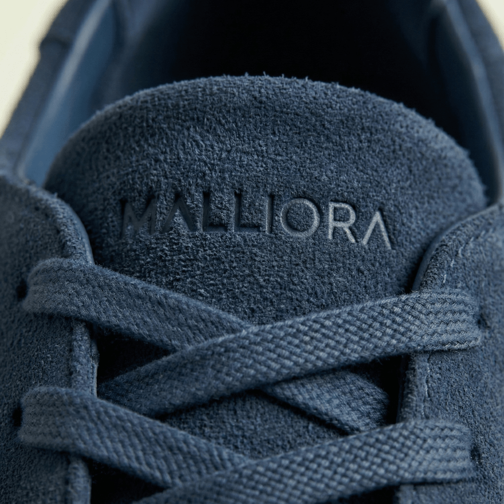 Sneaker Malliora in camoscio - Blu scuro - MallioraMAL193456BS0140