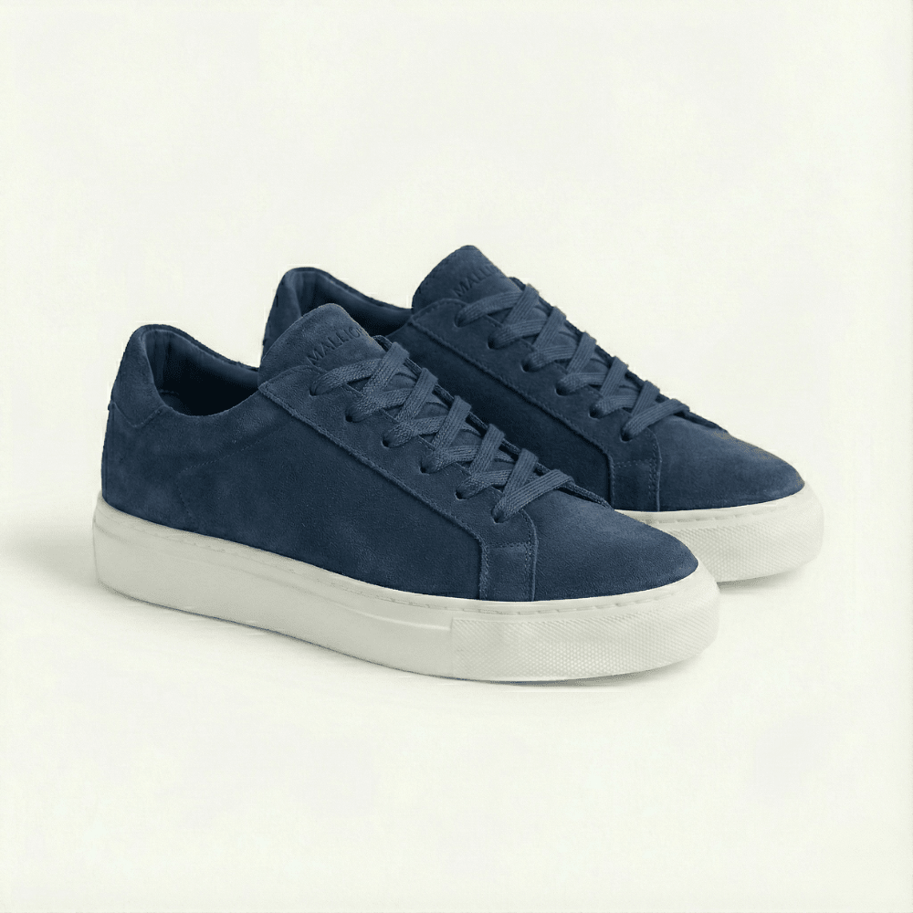 Sneaker Malliora in camoscio - Blu scuro - MallioraMAL193456BS0140