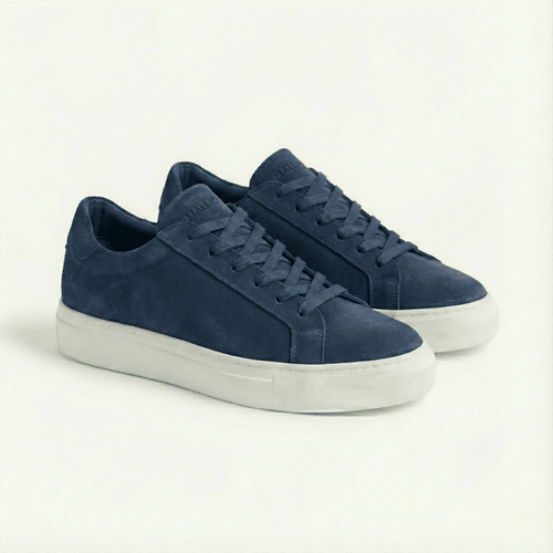 Sneaker Malliora in camoscio - Blu scuro - MallioraMAL193456BS0140
