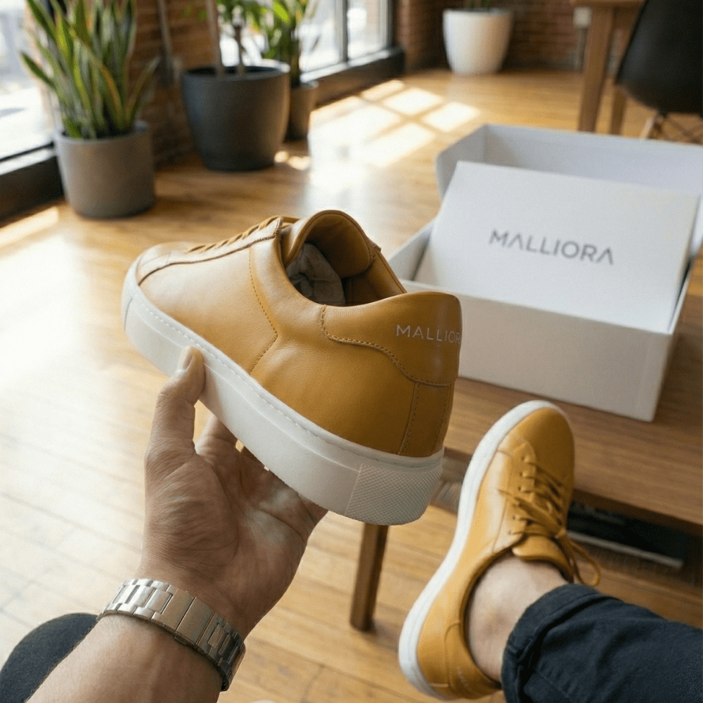 Sneaker Malliora in pelle pieno fiore - Moto da strada - MallioraMALPL193456MT0140